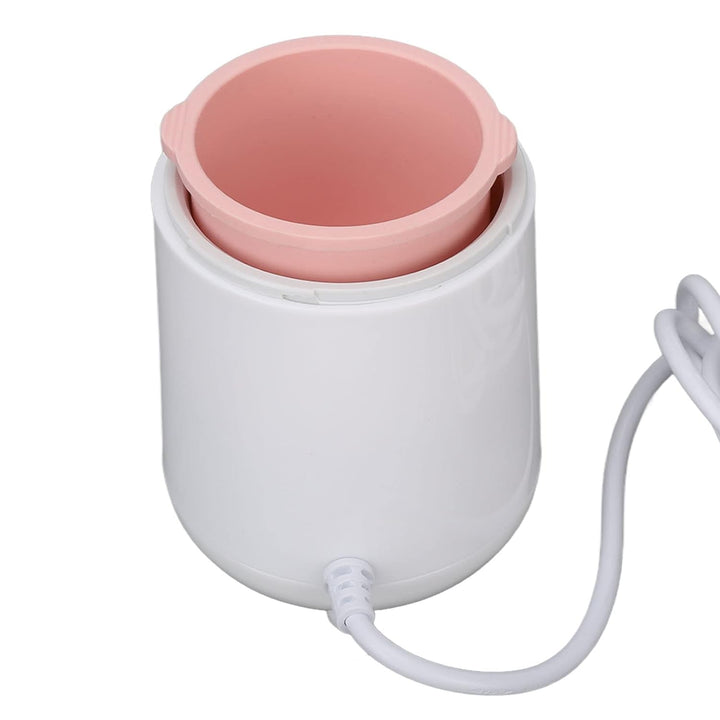 Mini Wachserhitzer, 250ml Silikon-Innentank für Leichte Reinigung, Tragbare und Kompakte Wachsmaschi