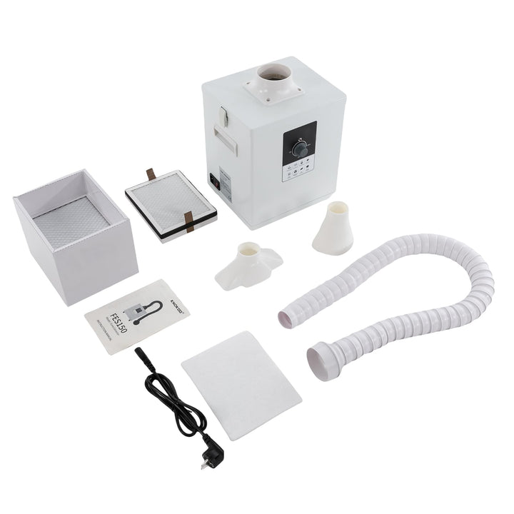 Lötrauchabsaugung, 150W 258m³/h Lötrauchabsorber mit Absaughauben, Rauchabsaugung für Lötarbeiten