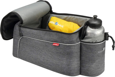 KLICKfix Unisex – Erwachsene Gepäckträgertasche-0268UKGR Gepäckträgertaschen, Grau, One Size Einheit