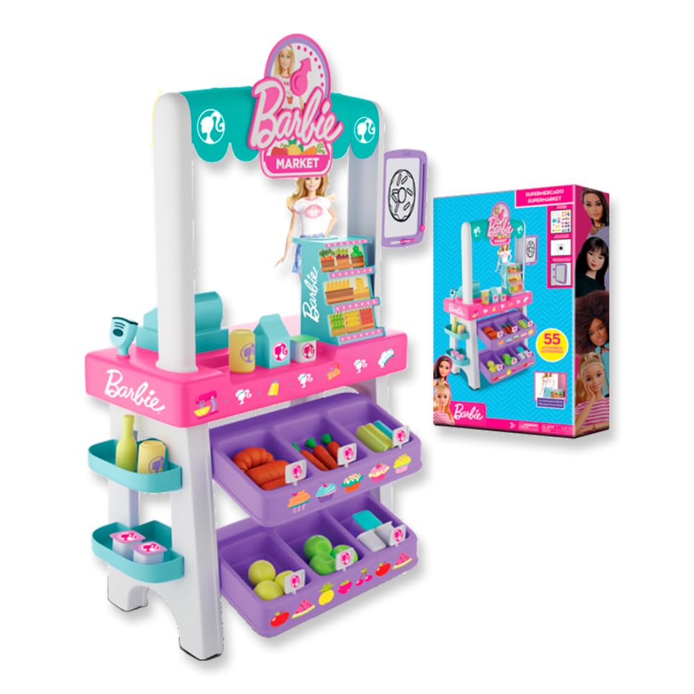 TOYSHOCK Barbie Supermarkt W/55 Zubehör