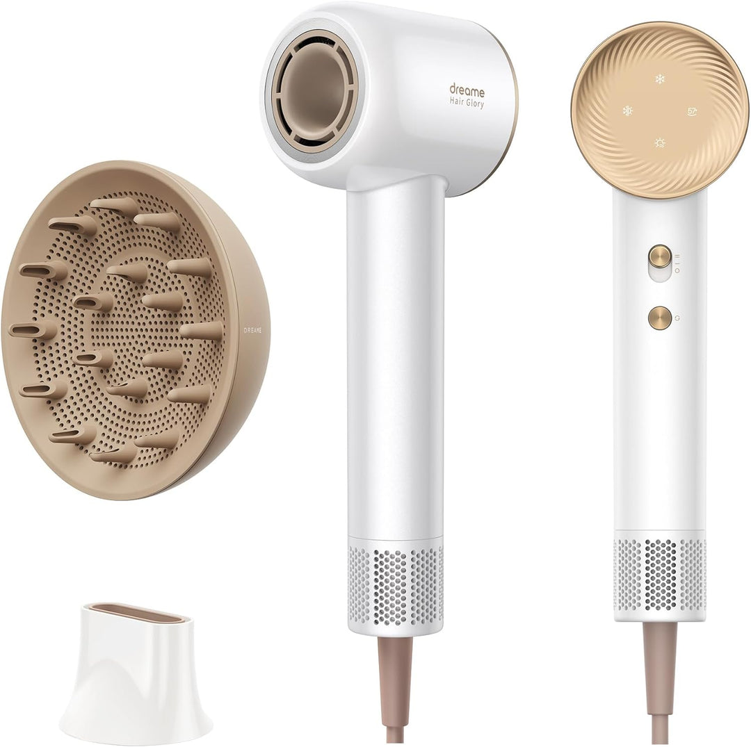 Dreame Hair Glory Combo Haartrockner,Trocknet schnell,110.000 Umdrehungen pro Minute,Luftstrom 70m/s