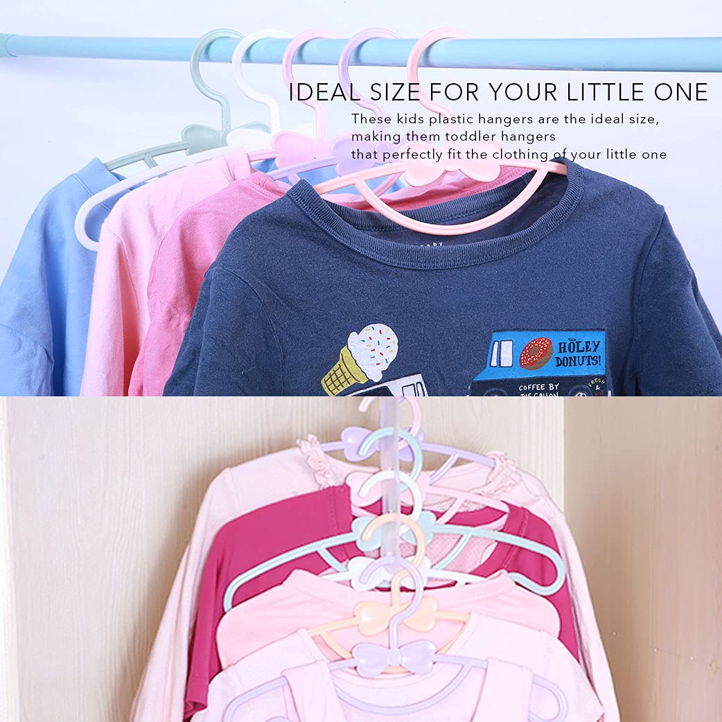 haweeli kleiderbügel Kinderkleiderbügel für Baby-, Kleinkind- und Kinderkleidung und Mäntel (29,5cm,