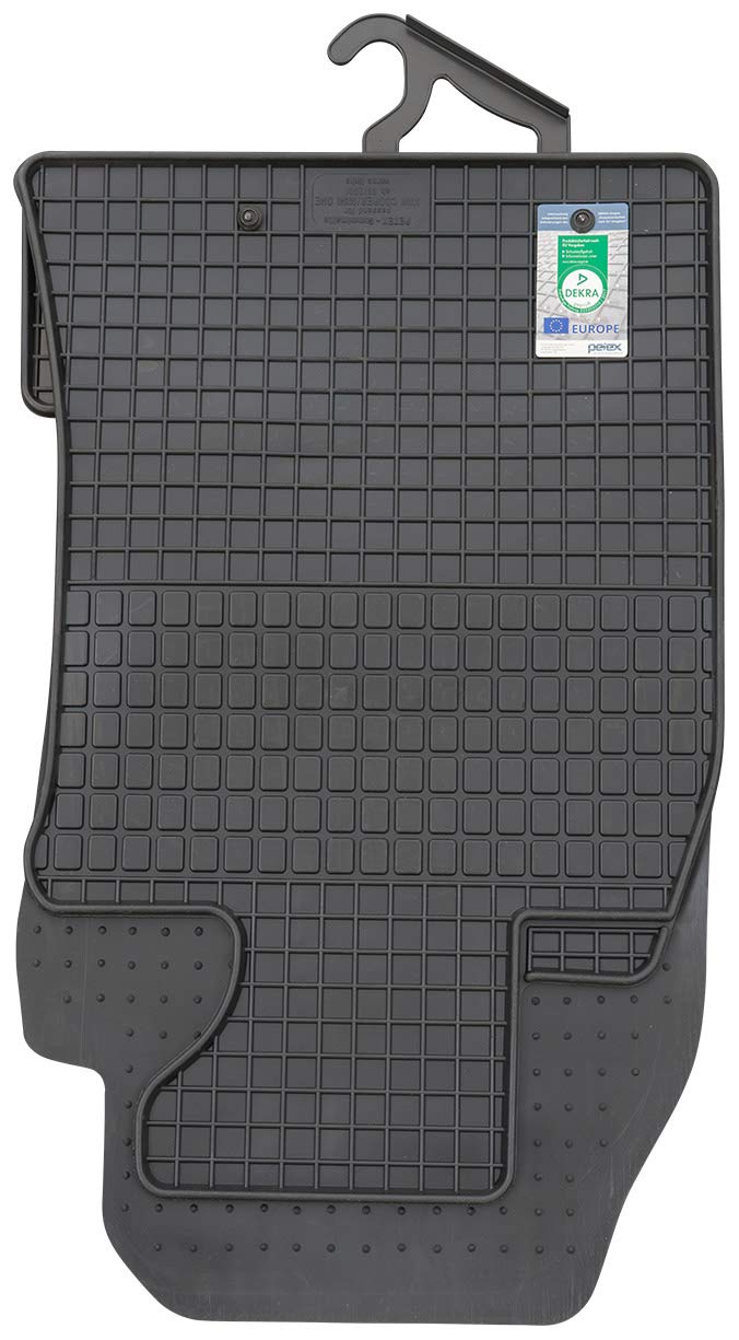 PETEX Gummimatten passend für One / Cooper ab 09/2001 Fussmatten schwarz 4-teilig
