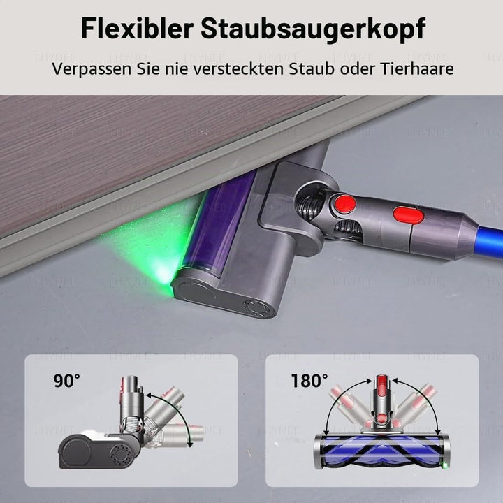 LHYNEE 2er-Pack LED-Leuchten Vakuumkopf Ersatz für Dyson V7/V8/V10/V11/V15 (Nicht für schlanke), mot