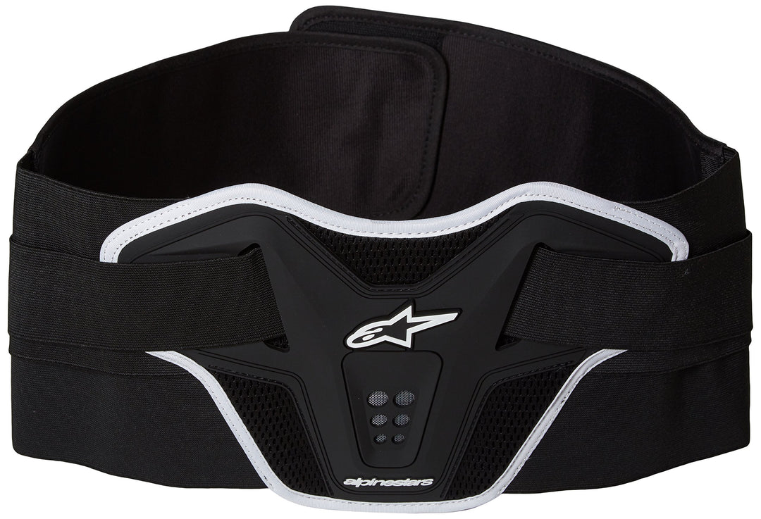Alpinestars Saturn Herren Nierengürtel Offroad Body Armor, Schwarz/Weiss Einheitsgrösse Black White,