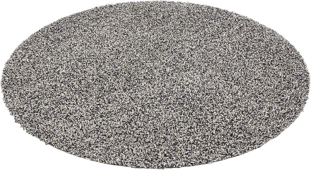 ASTRA Schmutzfangmatte innen waschbar ca. 80 cm rund – Sauberlauf anthrazit 100% Baumwolle Türmatte