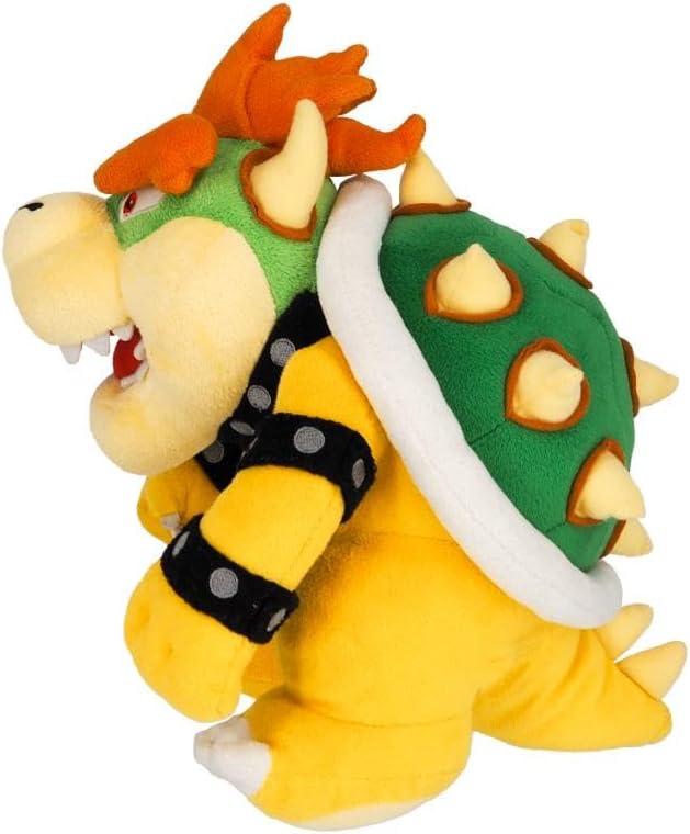 11391 Nintendo Super Mario Plüsch Bowser, 26 cm, Rot