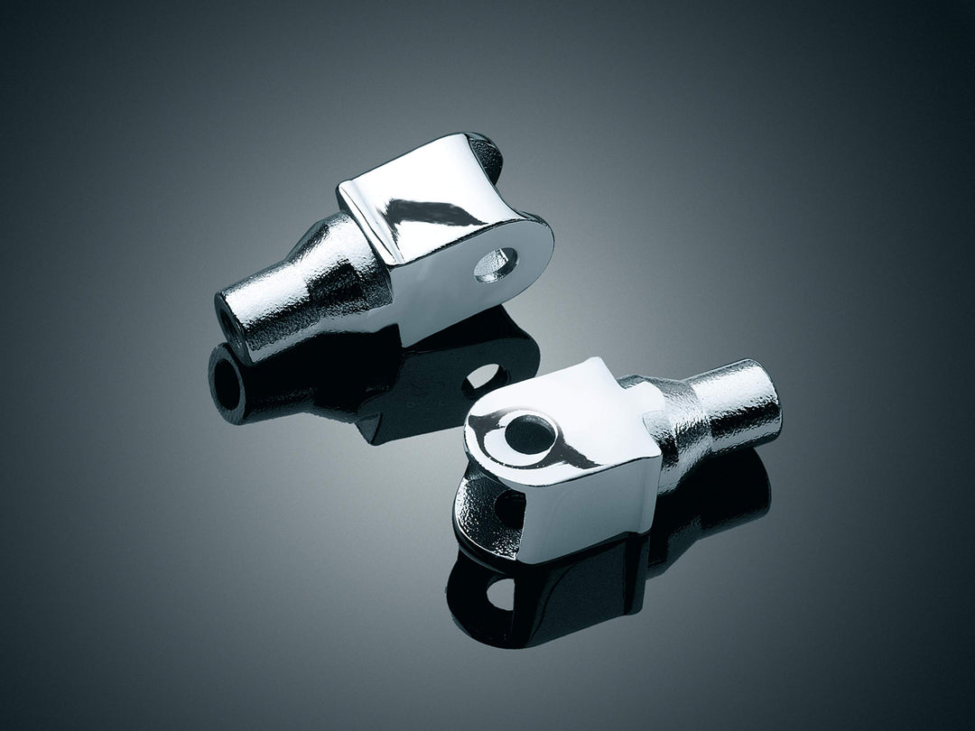 Kuryakyn 8803 Motorrad Fussrasten-Komponente: konisch zulaufende Peg-Adapter für 1996-2019 Honda Mot