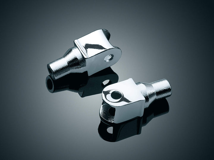 Kuryakyn 8803 Motorrad Fussrasten-Komponente: konisch zulaufende Peg-Adapter für 1996-2019 Honda Mot