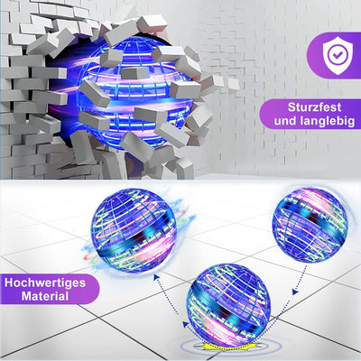 ASORT Hover Fliegender Ball,Magic Spinner Ball RGB Licht Hover Ball Mini Drohne Für Kinder Spielzeug
