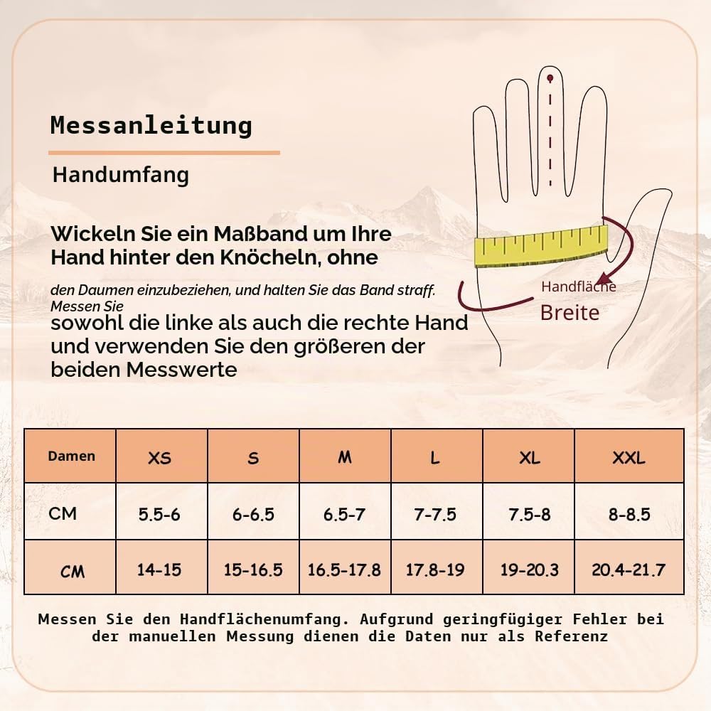 MGGMOKAY Damen Fäustlinge für Winter Damen Lammfell Shearling Fäustlinge Winter Lederhandschuh S Bra