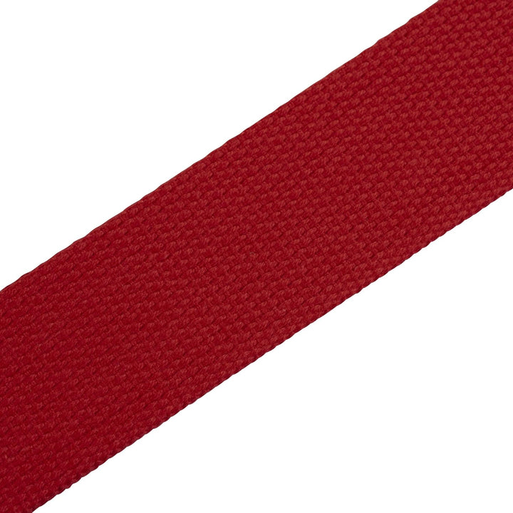 Levy's Leathers MSSC8-RED Gitarrengurte 2" Signature Series Cotton Strap - Red Rot, Rot