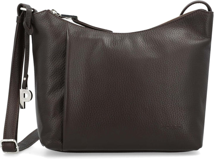 Picard Damen Schultertasche PURE aus Echtleder Mittel | mit Reissverschluss | Schultertasche | Allta