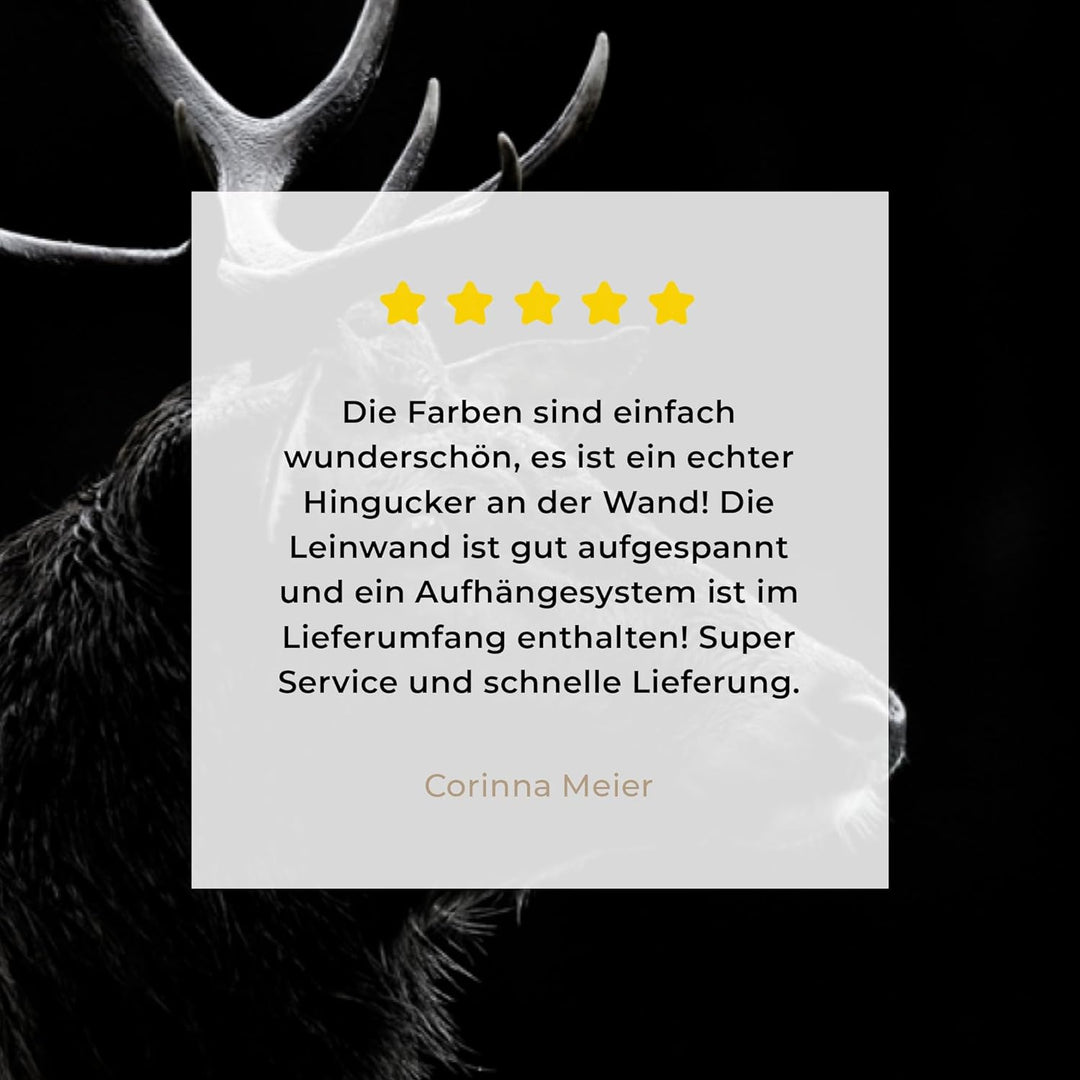 MuchoWow© Bild auf Leinwand Gross 120x80 cm XXL Schlafzimmer Bilder Wand Deko Wohnzimmer Modern Wand