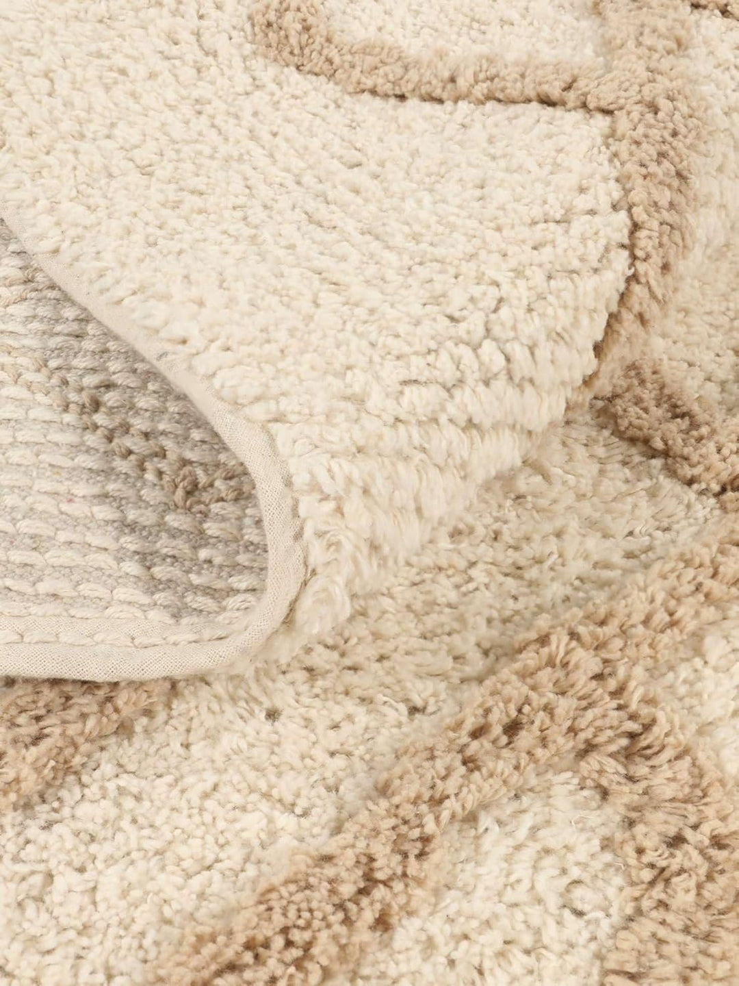 RugVista Badematte Riviera, 90 x 60 cm, Rechteckig, Mittelflor, Moderner Badteppich, Maschinenwaschb