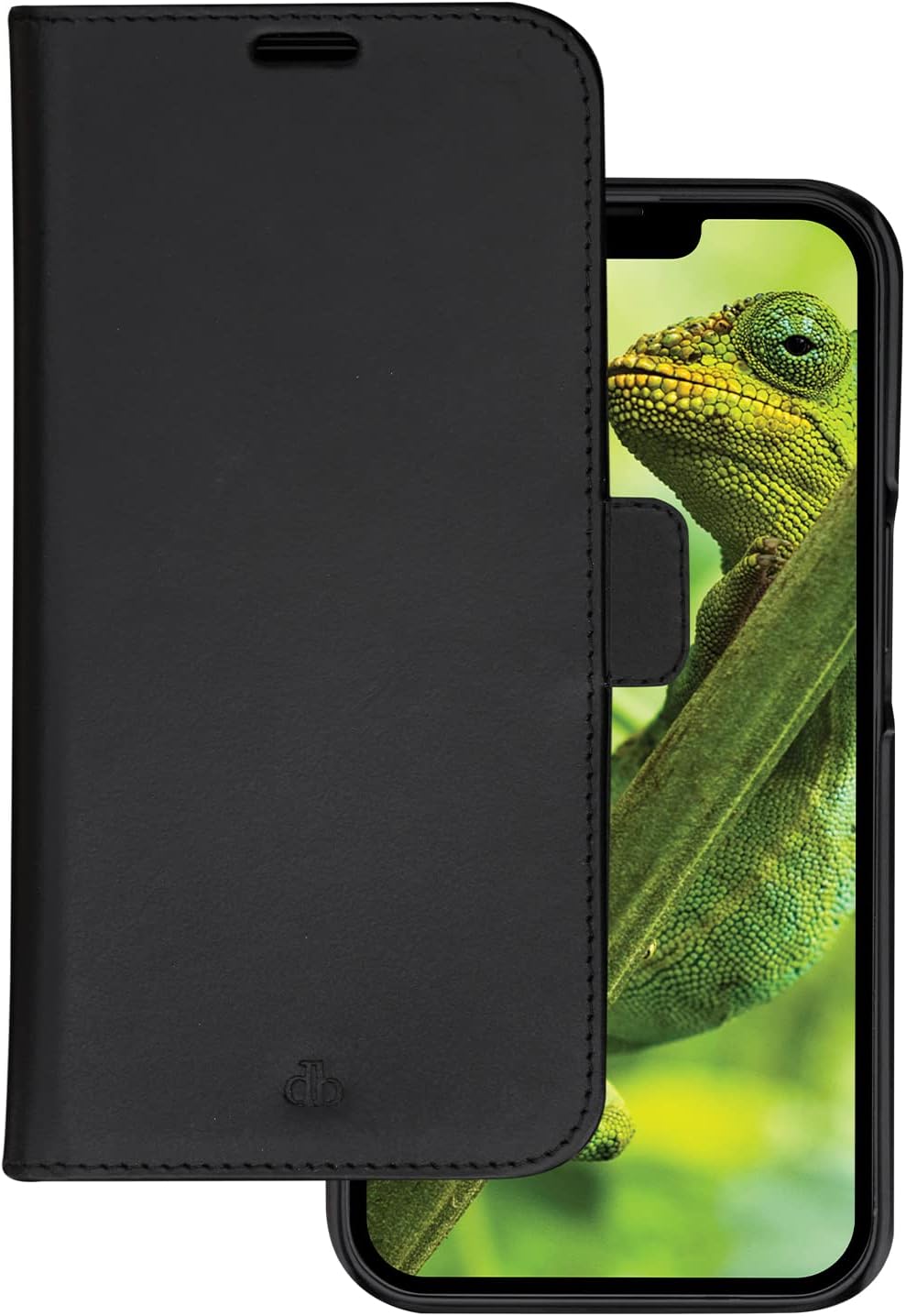 dbramante1928 - Lynge Hülle für iPhone X/Xs - Klapphülle aus robustem, hochwertigem Leder - Mit Kart