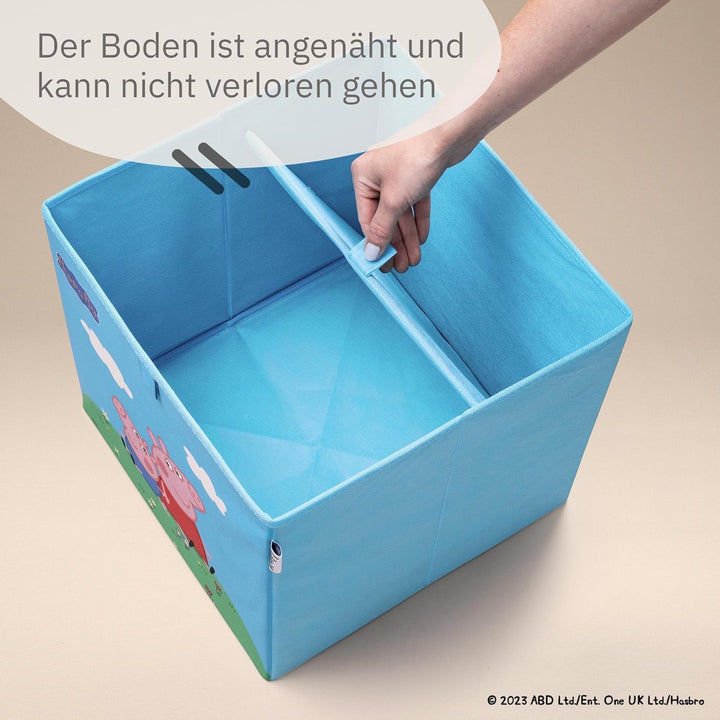 meets Peppa Wutz Aufbewahrungsboxen für Kinder 3er Set – Box-Set mit Peppa Pig Motiven zur Aufbewahr