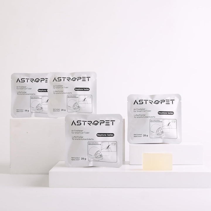 AstroPet Geruchsvernichter 4er-Set für Neptune Series – Enzymbasierte Desodorierung für Selbstreinig