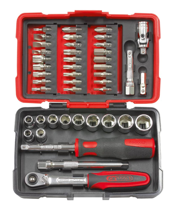 KS Tools 922.0644 Coffret de 44 Pièces de DOUILLES/Zubehör Ultimate 1/4 "