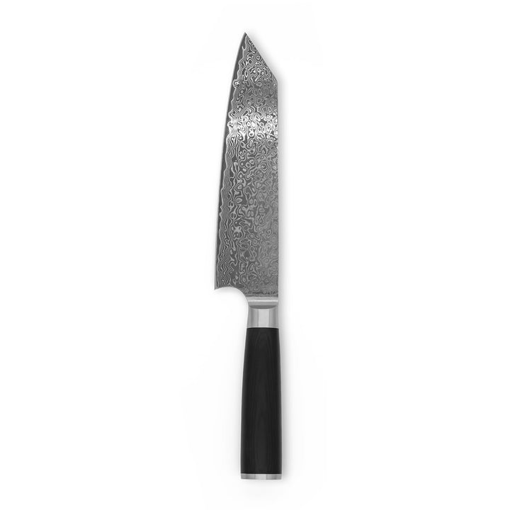 FIVI Damast Kiritsukemesser YUNO | Präzises Küchenmesser aus VG10 Damaszenerstahl (60 HRC) mit Rever