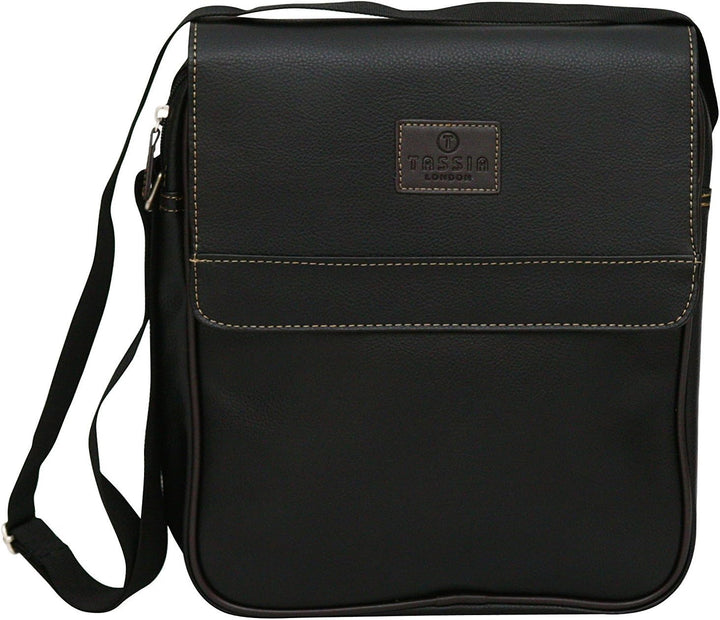 Unisex Schultertasche - PU-Kunstleder - Mini-Reisetasche