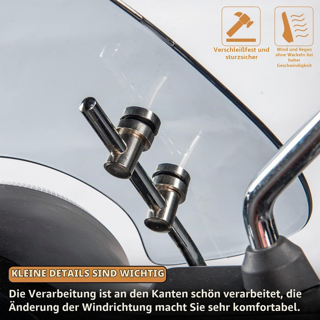 Scooter Windschutzscheibe Flyscreen Deflectors Visier für Vespa Primavera 50 125 150 Primavera 50 Pr