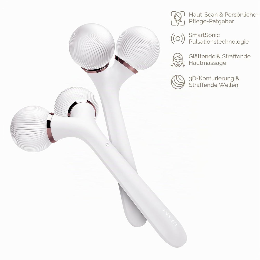 GESKE | SmartAppGuided™ Sonic Facial &amp; Body Roller | 4 in 1 | Dermaroller | Gerät für Gesicht und Kö
