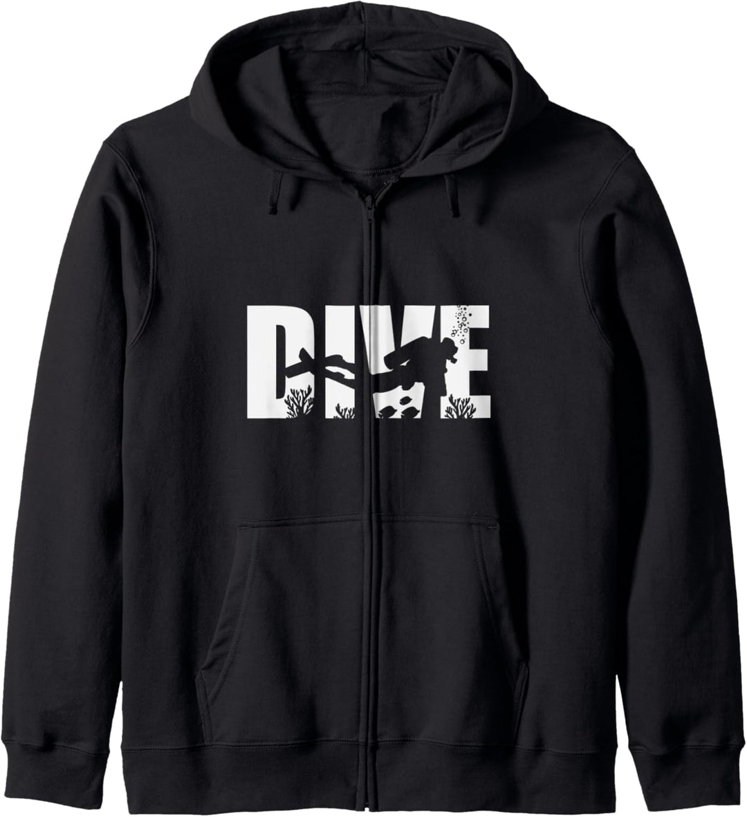 DIVE Tauchen Divemaster Diver Unter Wasser Taucher Kapuzenjacke
