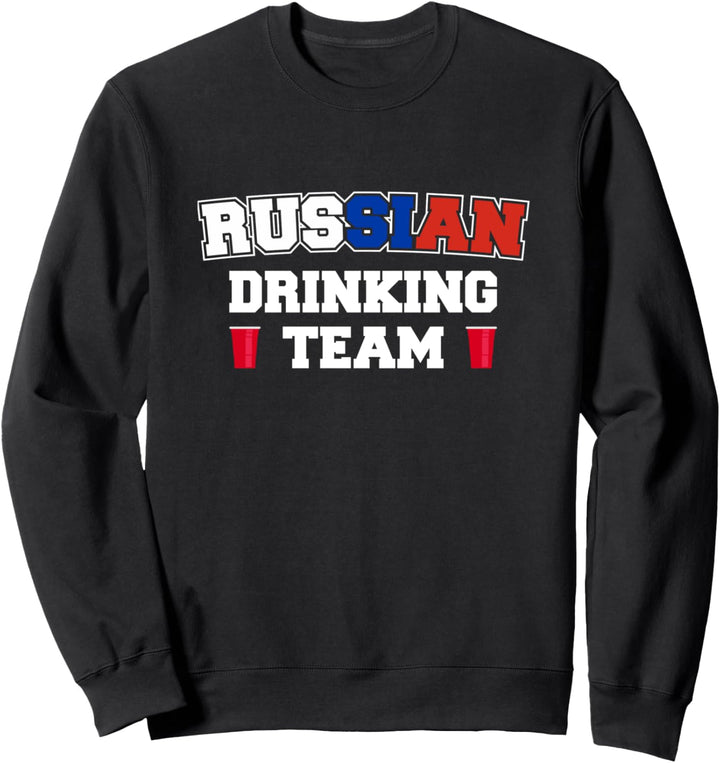 Russian Drinking Team Funny Drinking Beer Lover Beer Pong Sweatshirt