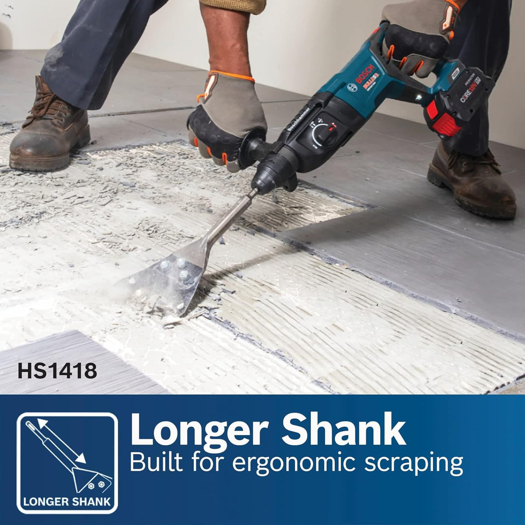 Bosch HS1418, 12,7 x 27,9 cm. SDS-plus® Bulldog™ Bodenschaber 1 Klinge 5-Inch, 1 Klinge 5-Inch
