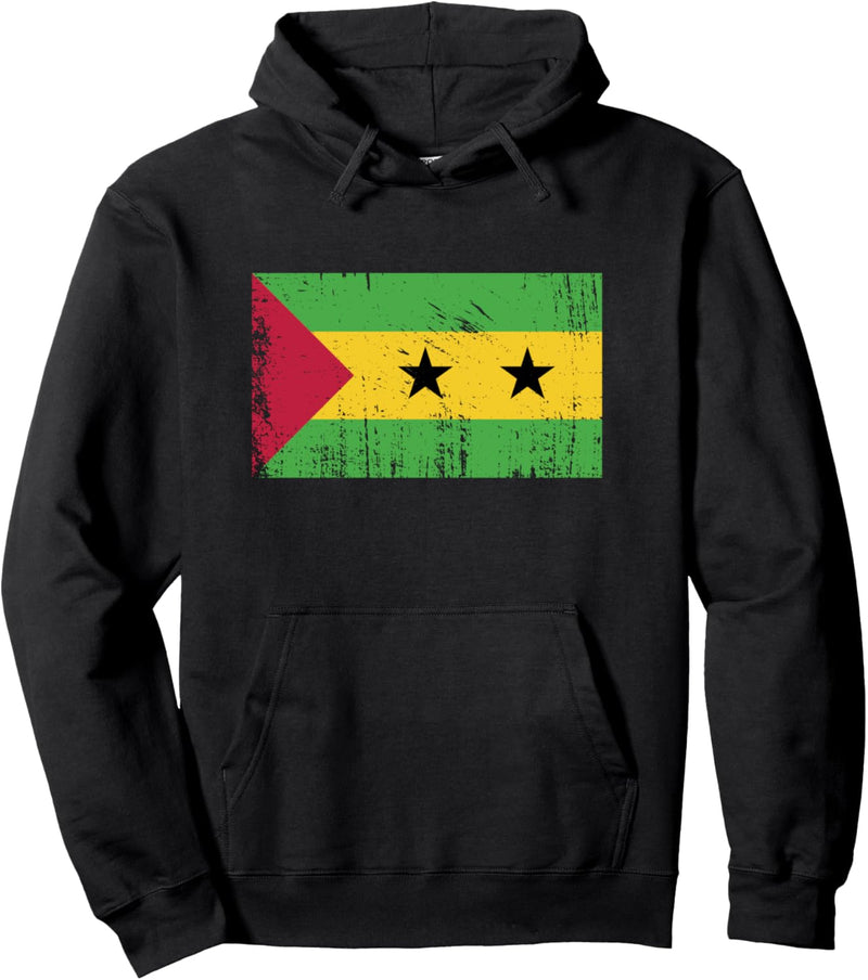 São Tomé und Príncipe Flagge, Geschenk für Fussball-Fan, Sport Pullover Hoodie