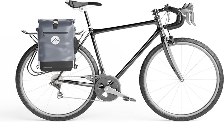 Lynfjord Travel Trek 25 Fahrradtasche 3in1 - optimierte Gepäckträgertasche, Rucksack, Cross Bag - wa