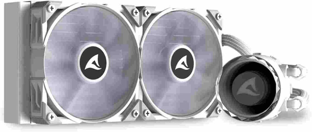 Sharkoon S80 RGB, AIO Wasserkühlung weiss, Typ 240