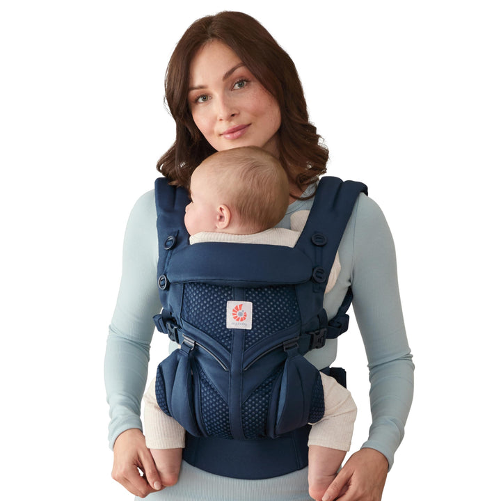 Ergobaby Babytrage, Omni 360 Cool Air Mesh mit 4 Positionen für Neugeborene bis Kleinkinder (0-4 Jah