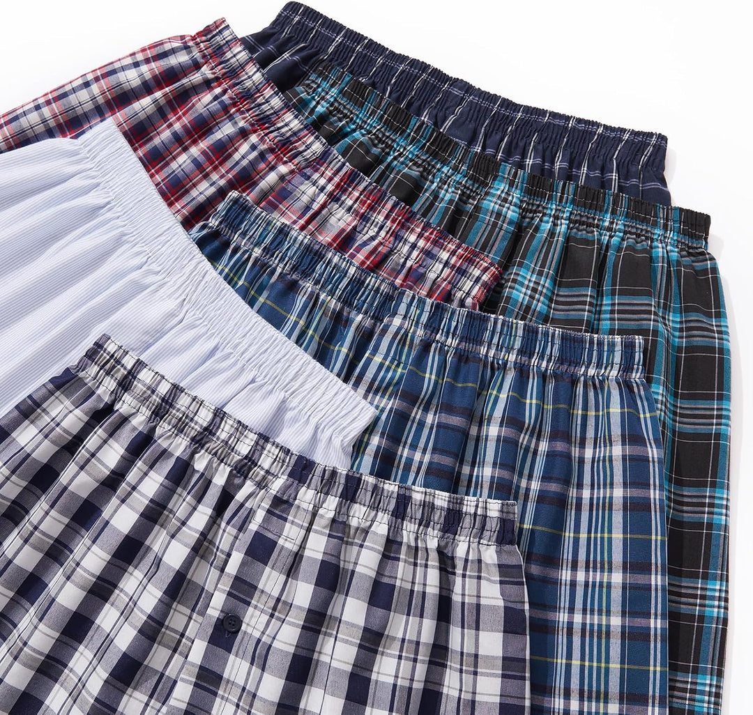 JupiterSecret Herren Boxershorts Baumwolle Unterhosen Männer 6er und 10er Pack Grosse Amerikanische