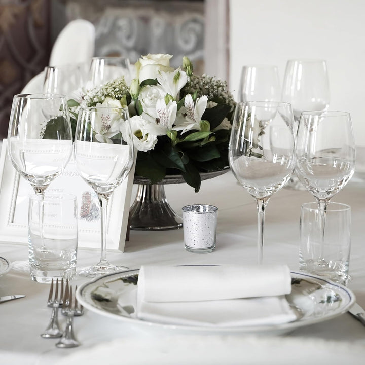 THE TWIDDLERS - Set von 15 Premium gesprenkelten Teelichthaltern - 5x6cm Glas-Kerzenhalter - Heimdek