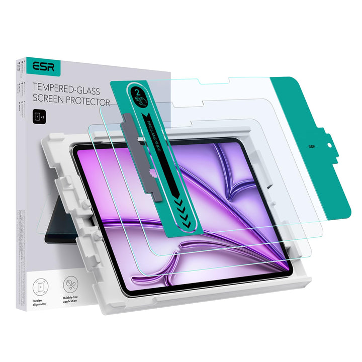 ESR 2 Stück, für iPad Air 13 Zoll M4/M3/M2 (2026/2025/2024) für Panzerglas, Schutzfolie für iPad Air