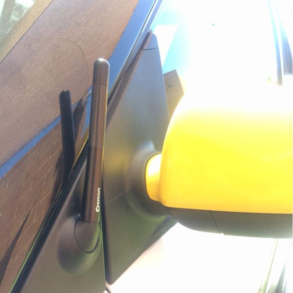 SHIFENG Radioantennenabdeckung für Smart Fortwo Forfour 451 453, 12 cm, Kohlefaser-Dekor