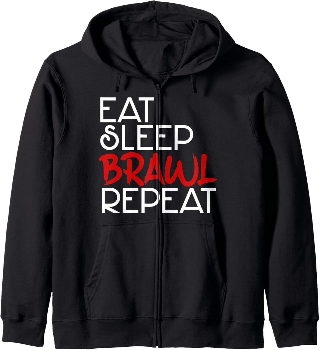 Eat Sleep Brawl Repeat Gamer Zocker Game Kinder Star Kapuzenjacke