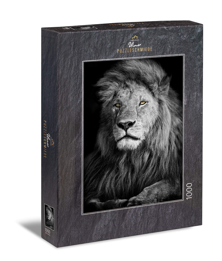 Ulmer Puzzleschmiede - Puzzle „König Romeo“– Schwieriges 1000 Teile Puzzle für Erwachsene – Puzzlemo