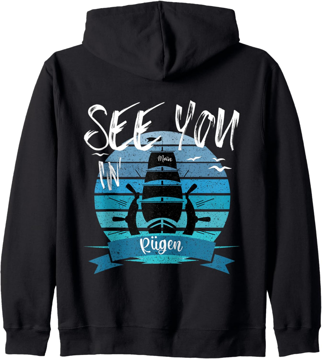 Moin Rügen Segelschiff Ostsee Insel Boot Kapitän Sailing Kapuzenjacke