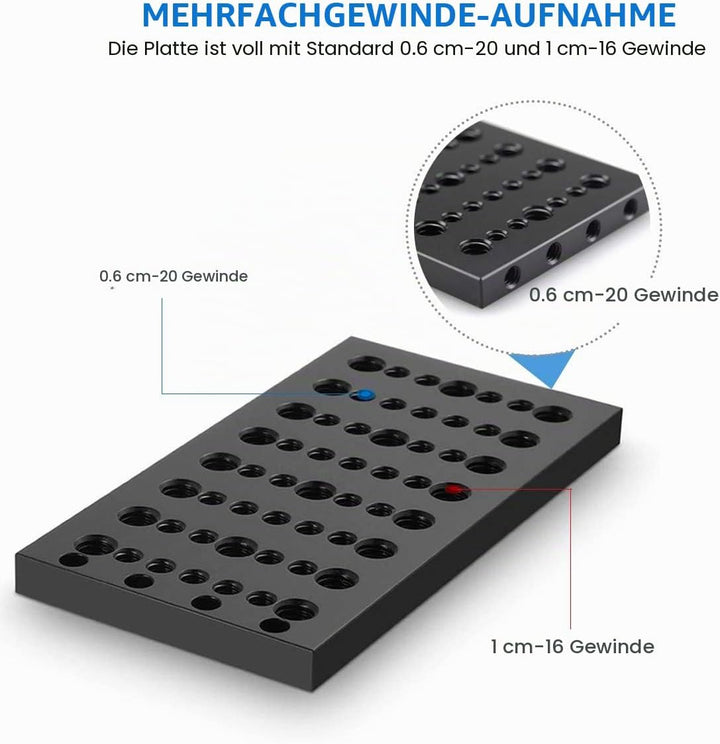 SMALLRIG Multifunktional Kühle Käseplatte, Kamera Befestigungsplatte - 1092