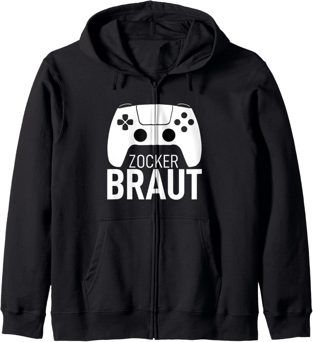 Zocker Braut Zocken Konsole Video Game Spieler Zockerin Kapuzenjacke