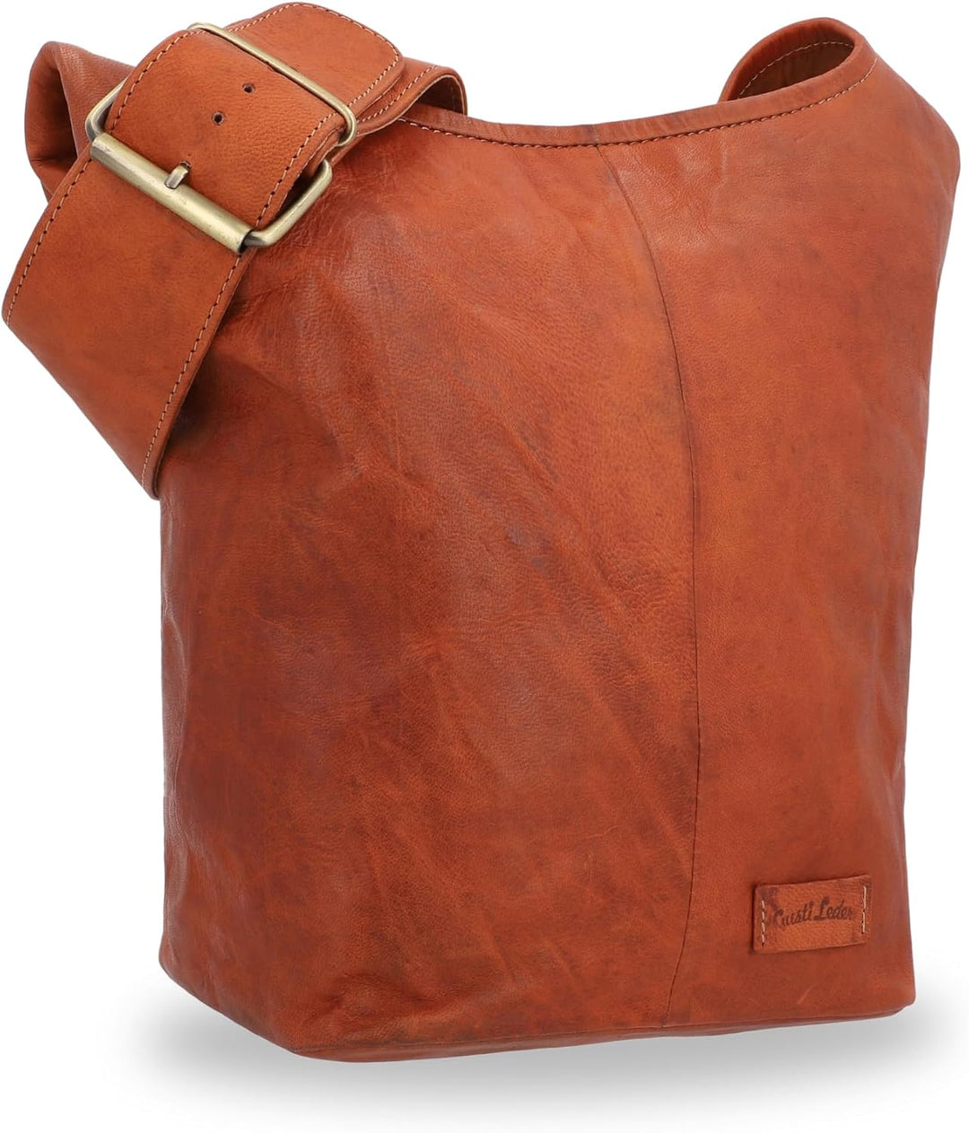 Gusti Umhängetasche Leder - Josephine Damen, Cognac