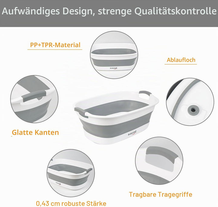 Faltbare Haustierbadewanne mit Wasserablaufstopfen, kleine Haustiere, tragbare Badewanne für Welpen,