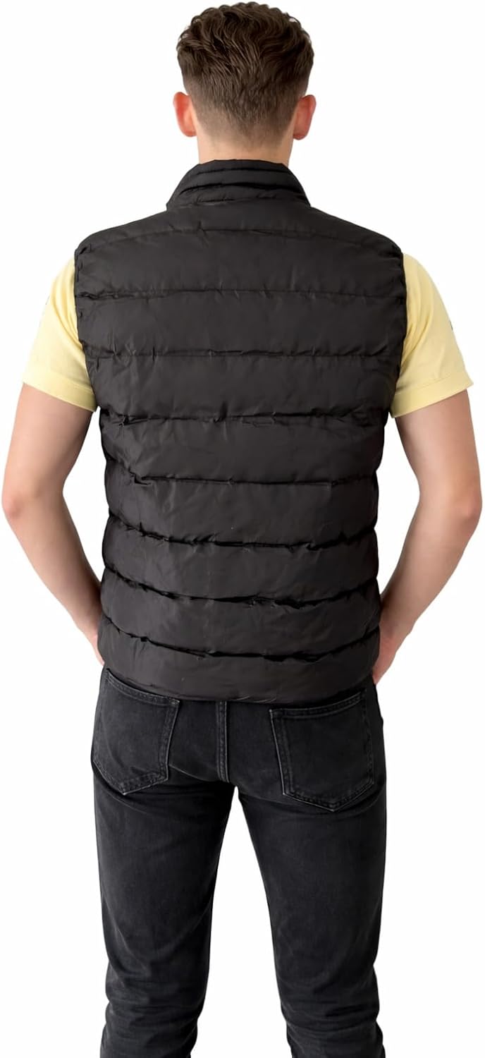 Herren leichte Steppweste Weste Berlin Bodywarmer mit Seitentaschen gesteppt ideal für den Übergang