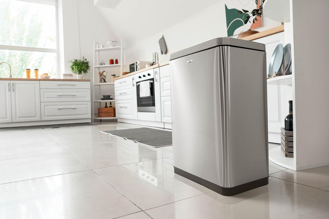 Durable Sensor Mülleimer NO TOUCH DUO 2x20L, Mülltrennsystem mit zwei herausnehmbaren Inneneimern, s