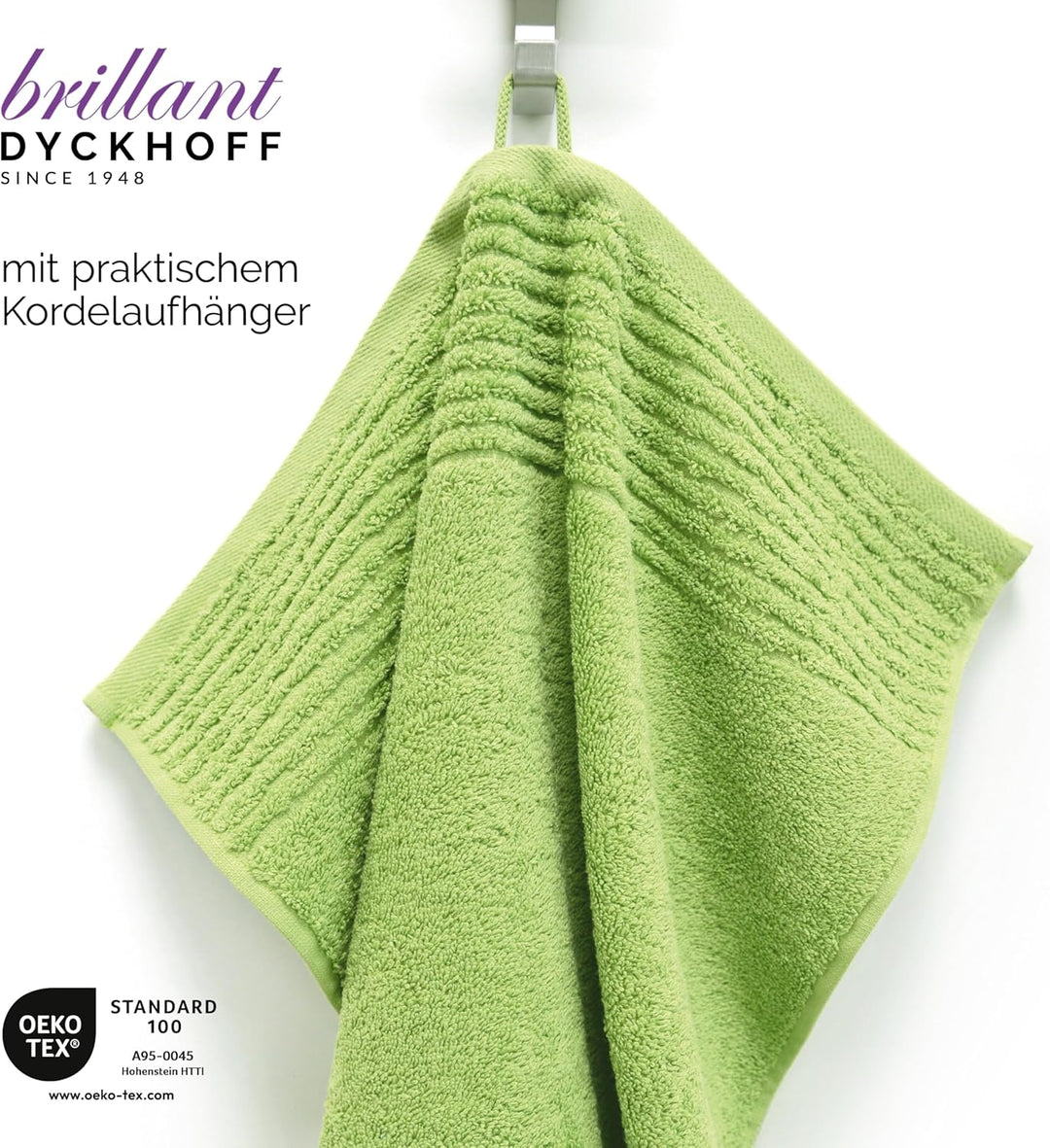 Dyckhoff 0410996325 Handtuchset "Brillant", 2 Badetücher / Duschtücher 70 x 140 cm und 4 Handtücher