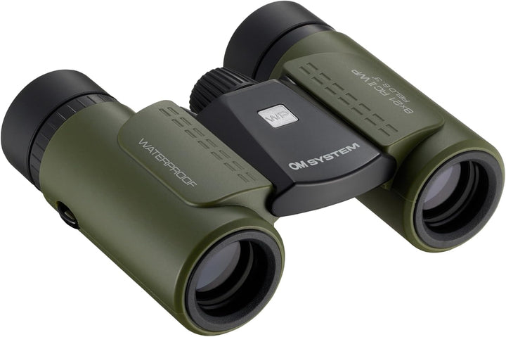 OM SYSTEM 8x21 RC II WP Fernglas Olivgrün – Kompakt, wasserdicht, mehrfach beschichtet, ultraleichte