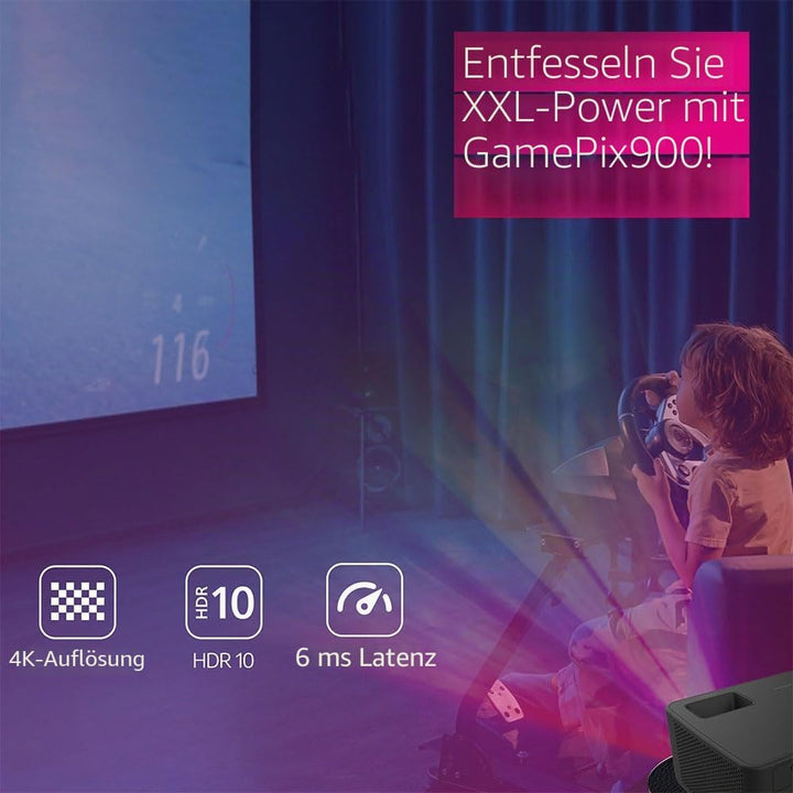 Videoproiettore - PHILIPS - Gamepix 900 - 4K UHD - 1000 ANSI lumen - LED - 120